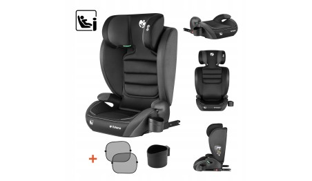 Fotelik samochodowy Tulano Joy 25 Black-GREY 100-150cm I-size