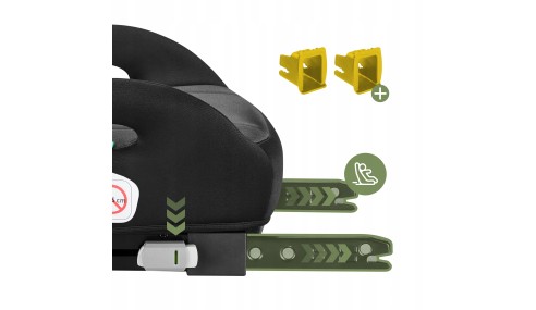 Fotelik samochodowy Tulano Cabby 30 GREY 125-150cm I-Size