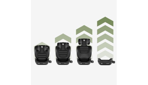 Fotelik samochodowy Tulano Joy 25 Black-GREY 100-150cm I-size