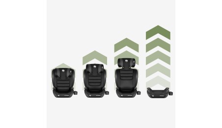 Fotelik samochodowy Tulano Joy 25 Black-GREY 100-150cm I-size