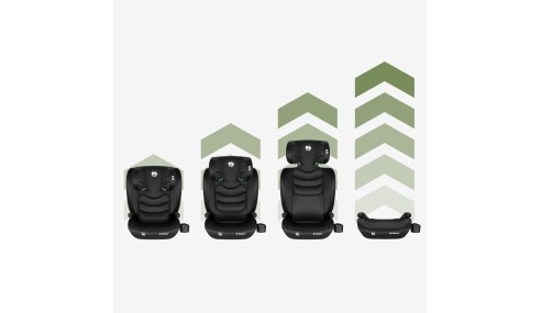 Fotelik samochodowy Tulano Joy 25 Black 100-150cm I-size