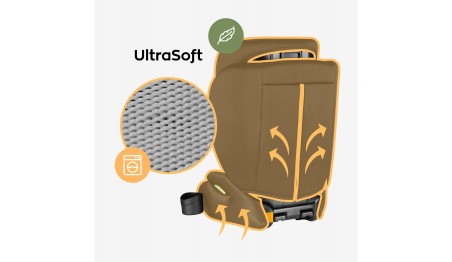 Fotelik samochodowy Tulano Joy 25 Black-GREY 100-150cm I-size