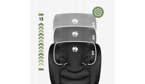 Fotelik samochodowy Tulano Joy 25 Black-GREY 100-150cm I-size