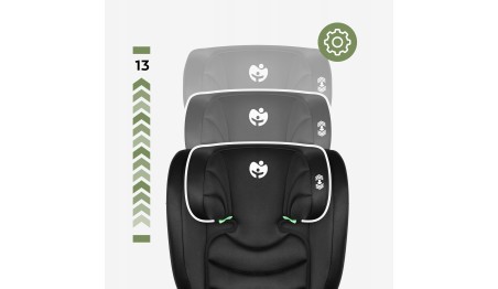 Fotelik samochodowy Tulano Joy 25 Black-GREY 100-150cm I-size