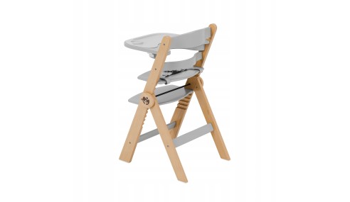 KRZESEŁKO DO KARMIENIA DLA DZIECKA KRZESŁO 2 w 1 z taca + pasy + podnóżek