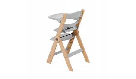 KRZESEŁKO DO KARMIENIA DLA DZIECKA KRZESŁO 2 w 1 z taca + pasy + podnóżek
