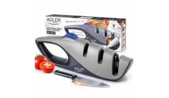 Ostrzałka do noży z regulowanym kątem, ostrza diamentowe i węglikowe ADLER