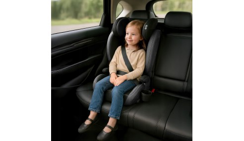 Fotelik samochodowy Tulano Joy 25 Black-GREY 100-150cm I-size