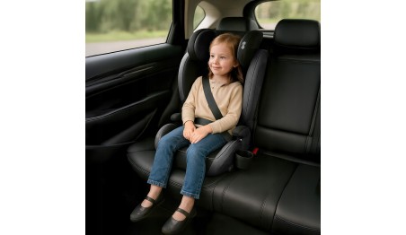 Fotelik samochodowy Tulano Joy 25 Black-GREY 100-150cm I-size