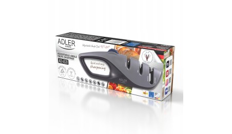 Ostrzałka do noży z regulowanym kątem, ostrza diamentowe i węglikowe ADLER