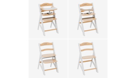 KRZESEŁKO DO KARMIENIA 4w1 FOTELIK DLA DZIECI KRZESŁO PODNÓŻEK TACKA