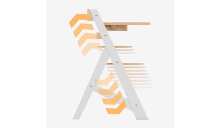 KRZESEŁKO DO KARMIENIA 4w1 FOTELIK DLA DZIECI KRZESŁO PODNÓŻEK TACKA