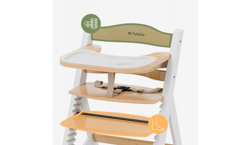 KRZESEŁKO DO KARMIENIA 4w1 FOTELIK DLA DZIECI KRZESŁO PODNÓŻEK TACKA