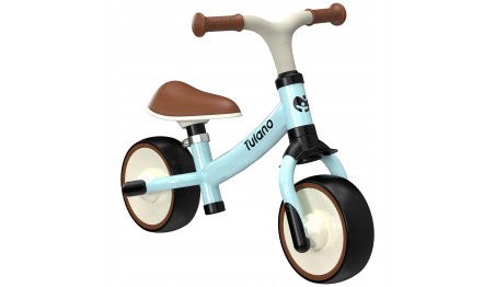 Rowerek biegowy Tulano Scout 15 niebieski dla dzieci 18 m+, regulowany