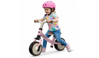 ROWEREK biegowy Tulano Scout 15 RÓŻOWY dla dzieci 18 m+, regulowany