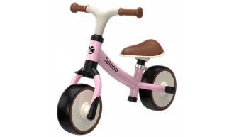 ROWEREK biegowy Tulano Scout 15 RÓŻOWY dla dzieci 18 m+, regulowany 2