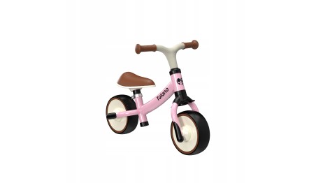 ROWEREK biegowy Tulano Scout 15 RÓŻOWY dla dzieci 18 m+, regulowany