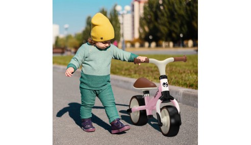 ROWEREK biegowy Tulano Scout 15 RÓŻOWY dla dzieci 18 m+, regulowany