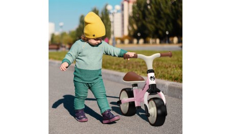 ROWEREK biegowy Tulano Scout 15 RÓŻOWY dla dzieci 18 m+, regulowany