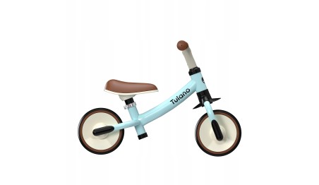 Rowerek biegowy Tulano Scout 15 niebieski dla dzieci 18 m+, regulowany