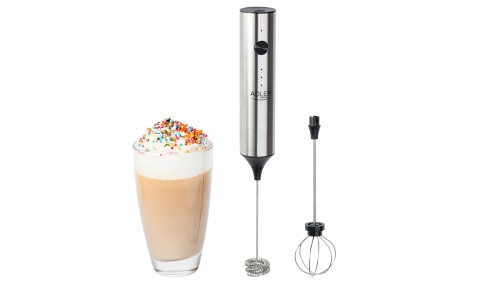 SPIENIACZ DO MLEKA Akumulatorowy kawy ręczny ELEKTRYCZNY UBIJACZ MIKSER