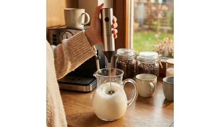 SPIENIACZ DO MLEKA Akumulatorowy kawy ręczny ELEKTRYCZNY UBIJACZ MIKSER