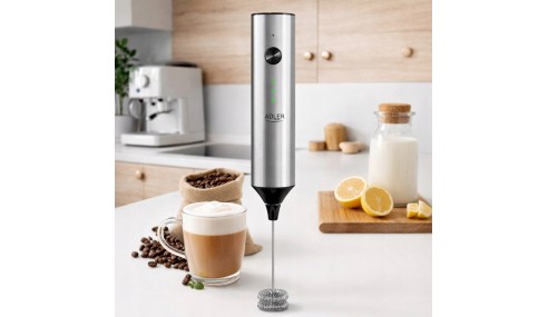 SPIENIACZ DO MLEKA Akumulatorowy kawy ręczny ELEKTRYCZNY UBIJACZ MIKSER