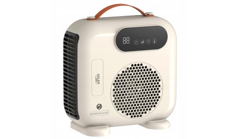 Termowentylator grzejnik elektryczny 2000W LCD Pilot Timer Beżowy Adler