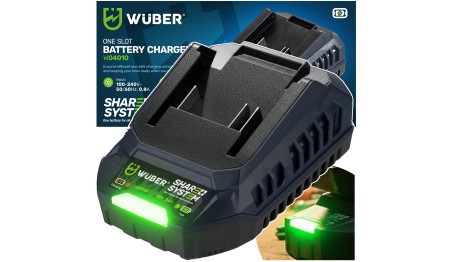 ŁADOWARKA DO AKUMULATORÓW BATERII 21 V WUBER SHARE+ SYSTEM MEGA SZYBKA