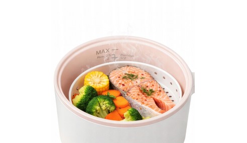 Adler Garnek PAROWAR wielofunkcyjny - 4 tryby pracy - LED ELEKTRYCZNY 800W