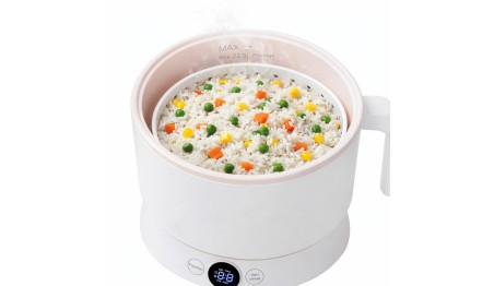 Adler Garnek PAROWAR wielofunkcyjny - 4 tryby pracy - LED ELEKTRYCZNY 800W