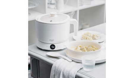 Adler Garnek PAROWAR wielofunkcyjny - 4 tryby pracy - LED ELEKTRYCZNY 800W