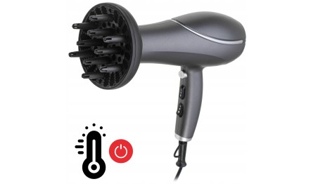 SUSZARKA do włosów 2200W Jonizacja Dyfuzor Koncentrator WYŁACZNIK TERMICZNY