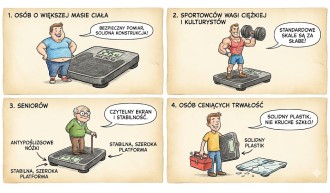 Waga Łazienkowa elektroniczna Duży LCD POMIAR 250kg Czujniki Uchwyt ADLER 2