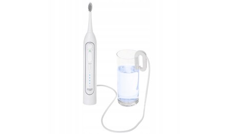 SZCZOTECZKA SONICZNA IRYGATOR DO ZĘBÓW 2w1 USB + 2 KOŃCÓWKI W ETUI ZESTAW