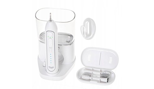 SZCZOTECZKA SONICZNA IRYGATOR DO ZĘBÓW 2w1 USB + 2 KOŃCÓWKI W ETUI ZESTAW