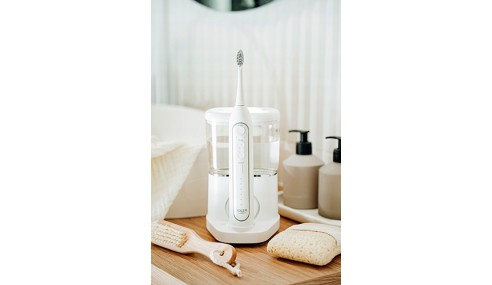 SZCZOTECZKA SONICZNA IRYGATOR DO ZĘBÓW 2w1 USB + 2 KOŃCÓWKI W ETUI ZESTAW