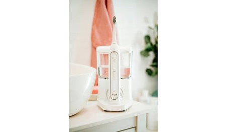 SZCZOTECZKA SONICZNA IRYGATOR DO ZĘBÓW 2w1 USB + 2 KOŃCÓWKI W ETUI ZESTAW