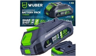 AKUMULATOR BATERIA WUBER SHARE+ SYSTEM LITOWO JONOWY 20 V 2.0 AH WUBER