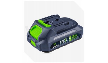 AKUMULATOR BATERIA WUBER SHARE+ SYSTEM LITOWO JONOWY 20 V 2.0 AH WUBER