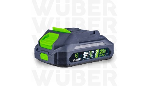 AKUMULATOR BATERIA WUBER SHARE+ SYSTEM LITOWO JONOWY 20 V 2.0 AH WUBER