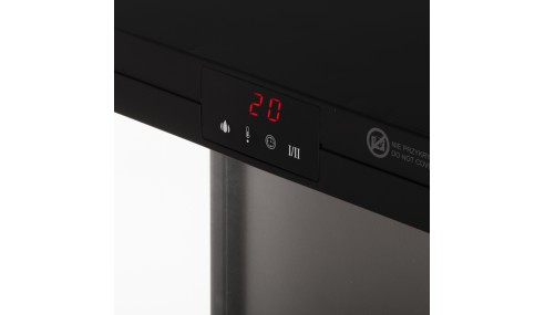 Kominek elektryczny LED z pilotem 3D efekt płomienia 2moce 1000/2000W Timer