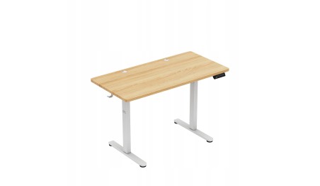 Biurko Elektryczne 120cm Regulowane Pamięć stolik biurowy Leader 6.9 Dąb