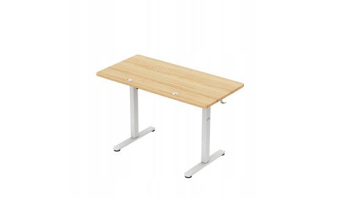 Biurko Elektryczne 120cm Regulowane Pamięć stolik biurowy Leader 6.9 Dąb