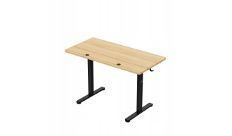 Biurko Elektryczne 120cm Regulowane Pamięć stolik biurowy Leader 6.9 Dąb 2