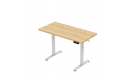 Biurko Elektryczne 120cm Regulowane Pamięć stolik biurowy Leader 6.9 Dąb