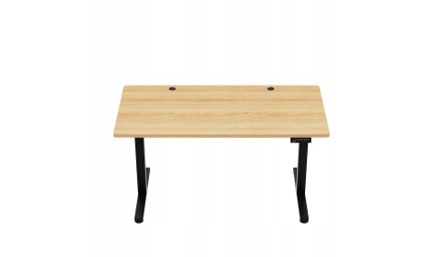 Biurko Elektryczne 140cm Regulowane Pamięć stolik biurowy Leader 7.3 Dąb