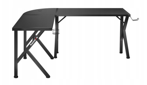 BIURKO GAMINGOWE KOMPUTEROWE NAROŻNE GRACZA HUZARO