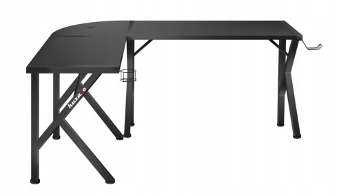 BIURKO GAMINGOWE KOMPUTEROWE NAROŻNE GRACZA HUZARO