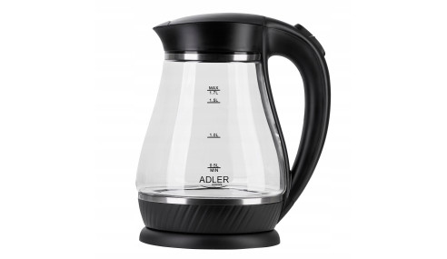 Czajnik elektryczny szklany 1,7L bezprzewodowy